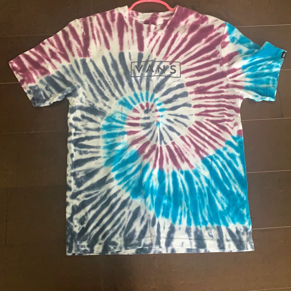 Vans Blue and Purple Tie Dye Tee